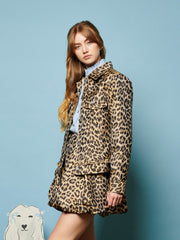 Lola Leopard Jacquard Jacket