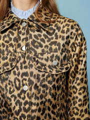 Lola Leopard Jacquard Jacket