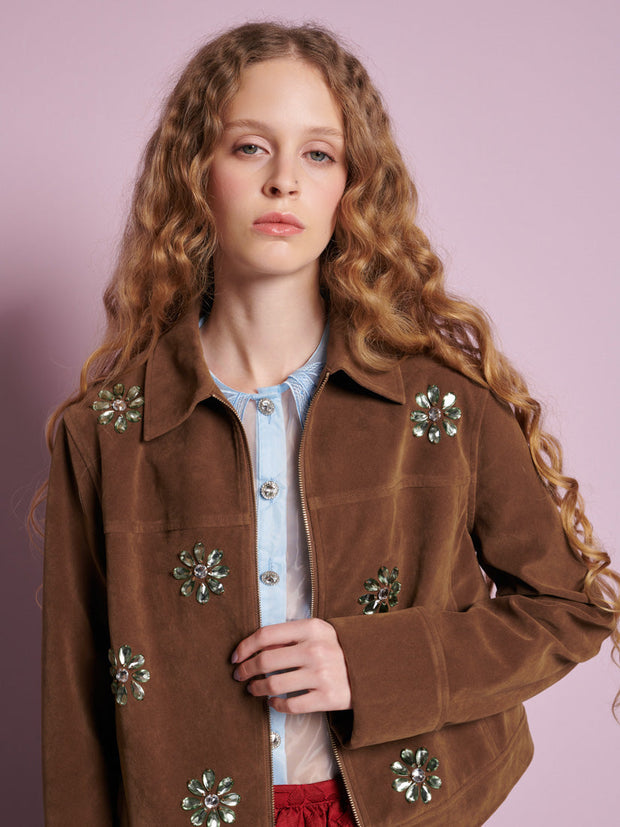 Budding Jewel Jacket Chocolate Brown / Z
