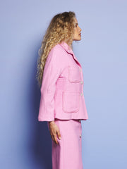 Mira Boucle Fitted jacket Flamingo Pink / Z