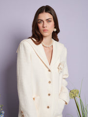 Whisper Tweed Jacket Pearl Ivory / Z