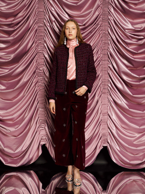 <b>DREAM</b> Satine Velvet Tweed Jacket