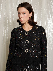 <b>DREAM</b> Confetti Crew Tweed Jacket