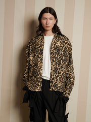 Conrad Leopard Worker Jacket Leopard Tan / Z