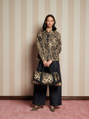 Conrad Leopard Worker Jacket Leopard Tan / Z