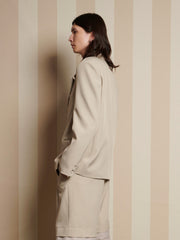 Drew Wrap Blazer Mushroom Grey / Z
