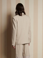 Drew Wrap Blazer Mushroom Grey / Z