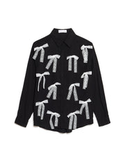 Gibson Lace Bow Shirt