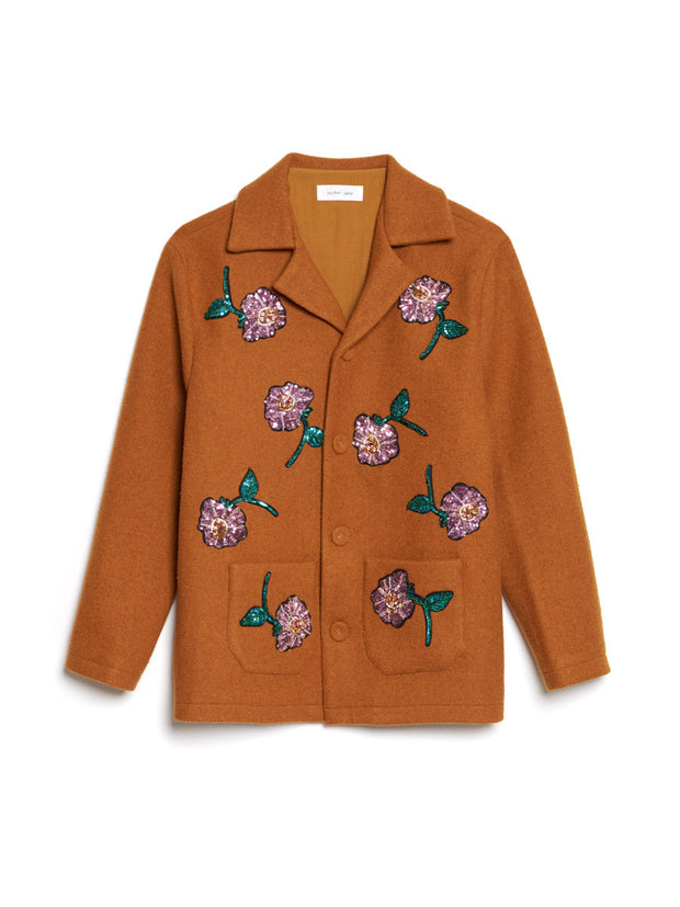 Odette Flower Embellished Jacket