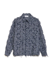 Conrad Frayed Denim Overshirt