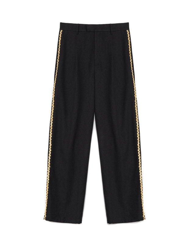 Dylan Sequin Trim Trousers