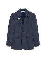 Albert Brooch Single Breasted Blazer