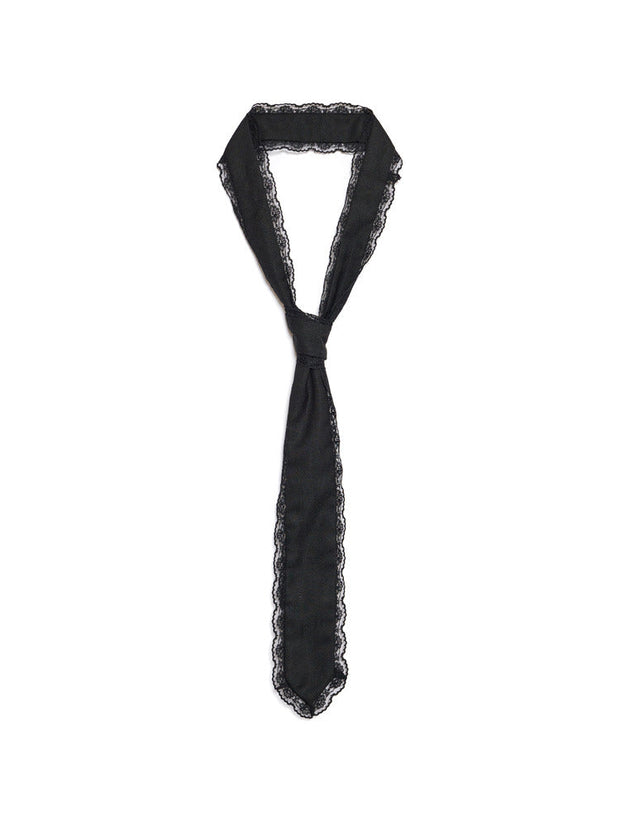 Prince Lace Trim Tie