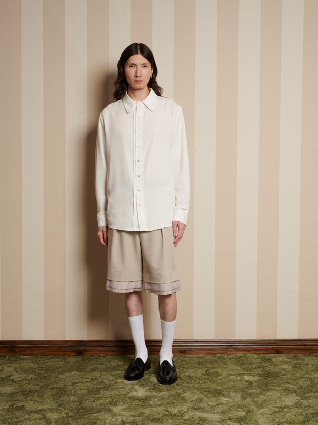 Drew Bermuda Shorts Mushroom Grey / Z