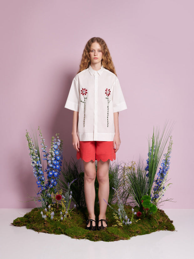 Chirp Scallop Shorts