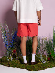 Chirp Scallop Shorts