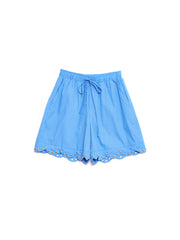 Celeste Studded Scallop Shorts