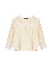 Silken Collar Blouse