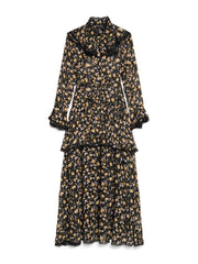 Windswept Floral Maxi Dress