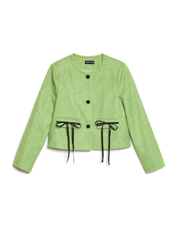 Theatre Tweed Bow Jacket