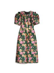Enchanted Jacquard Midi Dress
