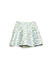Mist Jacquard Mini Skirt