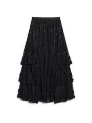 Eclipse Lace Midi Skirt