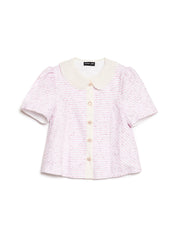 Glisten Tweed Top