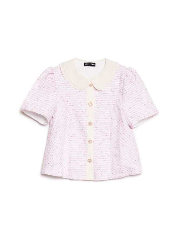 Glisten Tweed Top