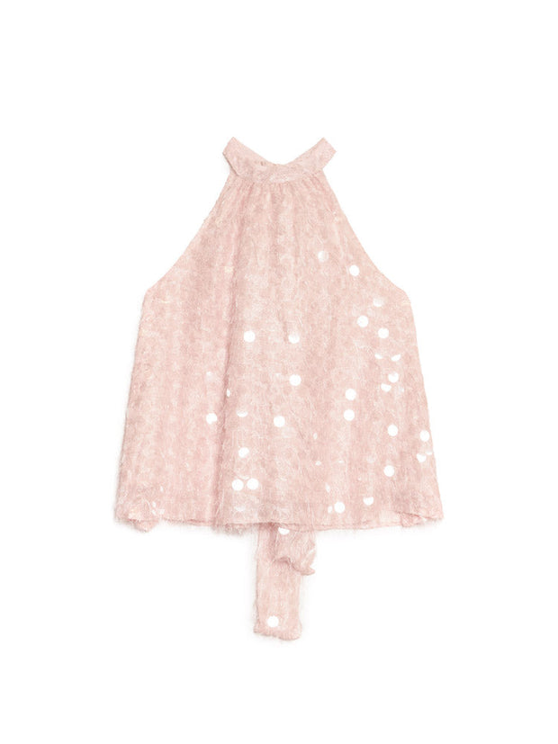Teese Sequin Halterneck Top