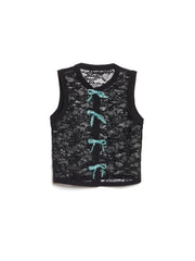 Eclipse Lace Bow Top