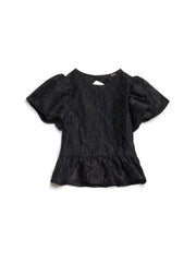 Screenplay Jacquard Bow Top