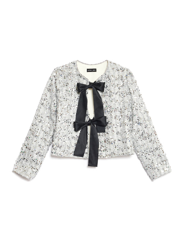 Chandelier Bow Cardigan