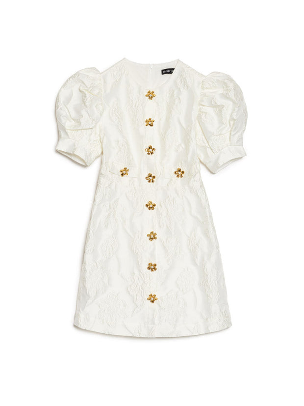 Anemone Jacquard Mini Dress