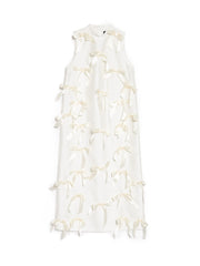 Snowdrop Bow Midi Dress