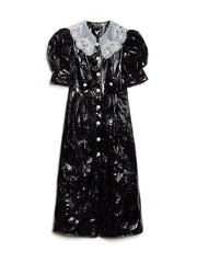 Lunette PU Midi Dress