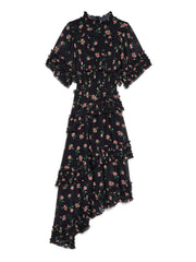 Rose Way Asymmetric Dress