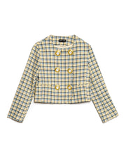 Nook Check Double Breasted Jacket