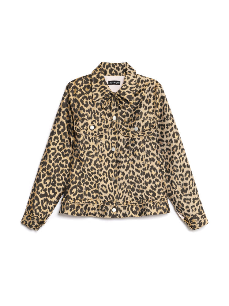 Lola Leopard Jacquard Jacket – Sister Jane (EU)