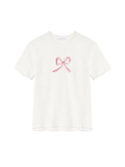 Rory Bow Embroidered T-shirt