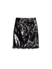 Lunette PU Midi Skirt