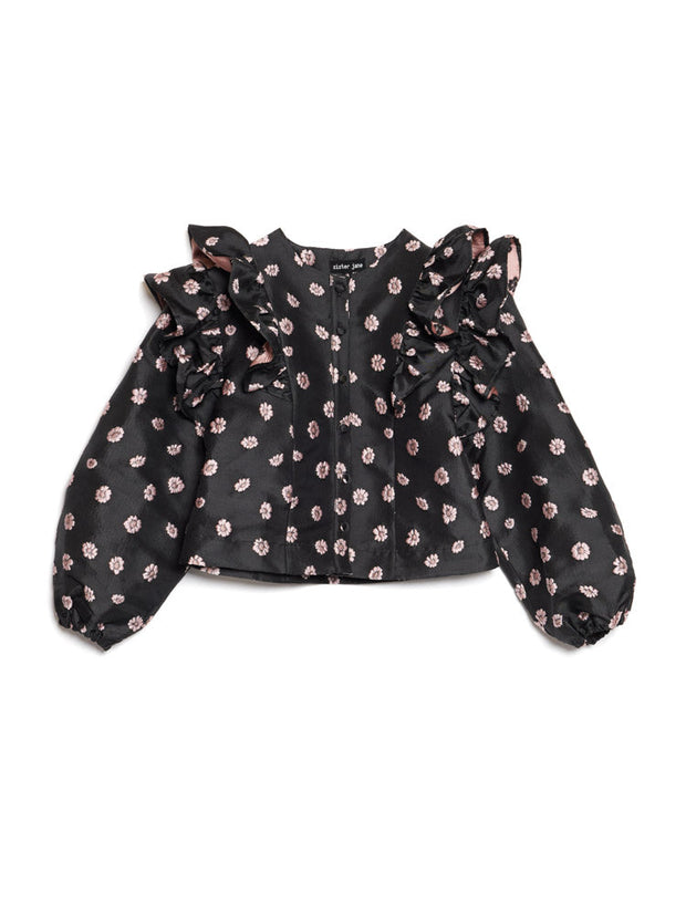 Rose Bells Jacquard Top