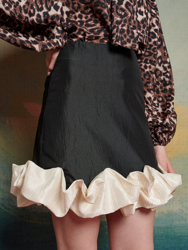 Avante Taffeta Mini Skirt