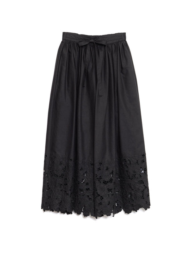 La Fiesta Embroidered Maxi Skirt
