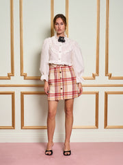 <b>DREAM</b> Claudette Check Mini Skirt