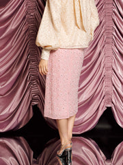 <b>DREAM</b> Pink Parade Embellished Skirt Baby Pink / Z