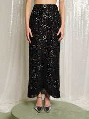 <b>DREAM</b> Confetti Crew Tweed Midi Skirt