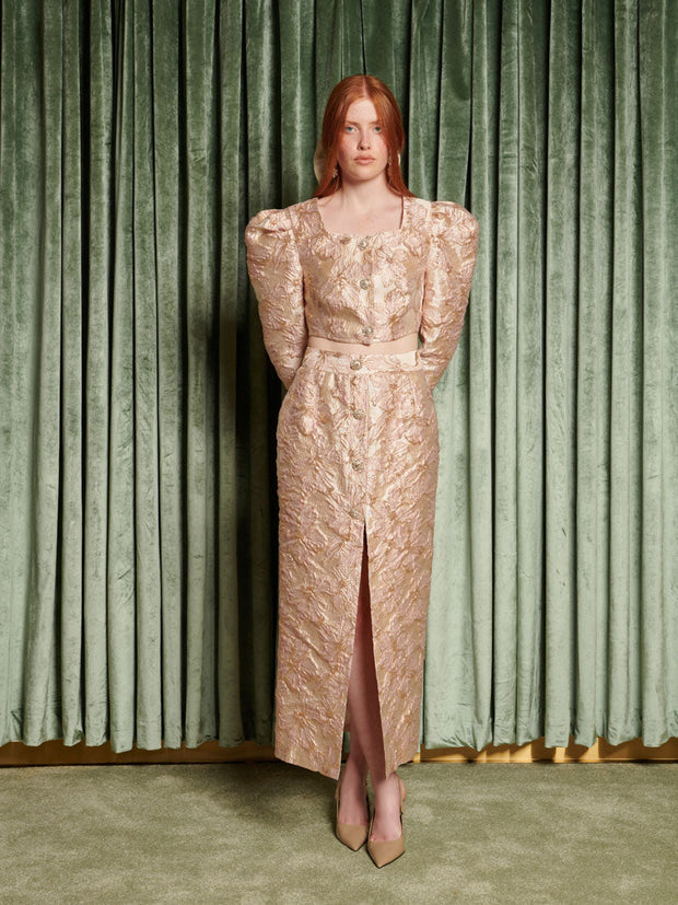 <b>DREAM</b> Elsewhere Jacquard Midi Skirt