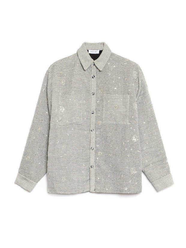 Otis Beaded Tweed Overshirt