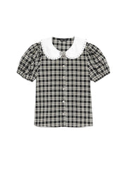 Quill Check Blouse